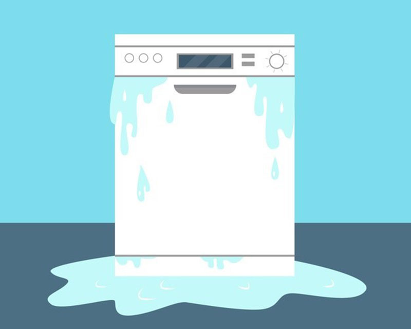 دلایل نشتی و آبریزی از ماشین ظرفشویی پاکشوما 